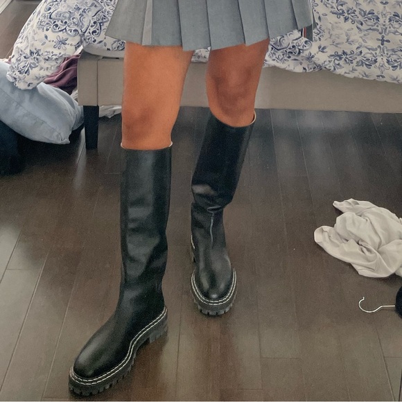 Proenza Schouler Shoes - Proenza Schouler Knee high lug sole boot